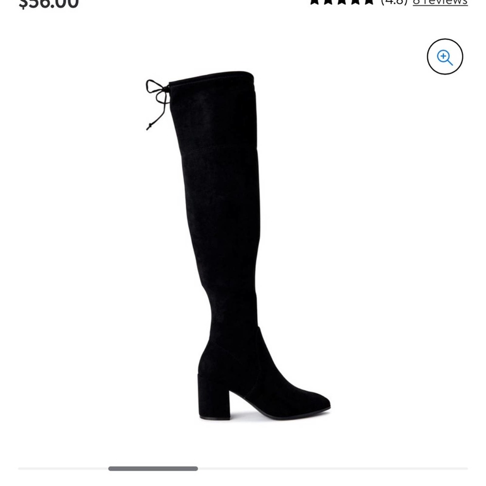 Scoop Suede boots Women’s size 8.5 black over the knee boot